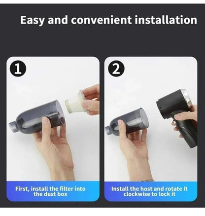 BD Vacuum Suction Cleaner – Portable Wireless Air Duster | 2-in-1 Vacuum & Blower for Home, Car & Electronics