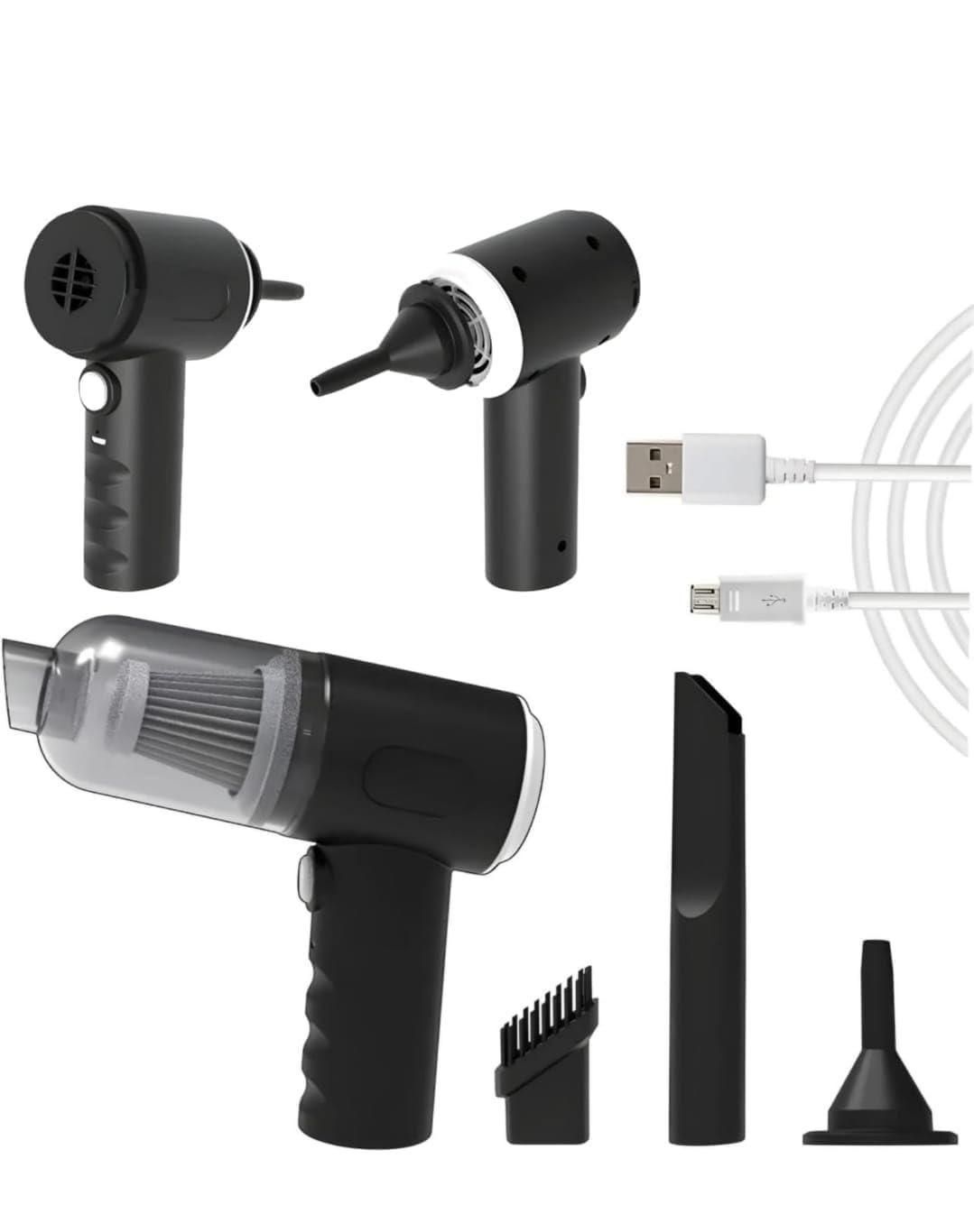 BD Vacuum Suction Cleaner – Portable Wireless Air Duster | 2-in-1 Vacuum & Blower for Home, Car & Electronics