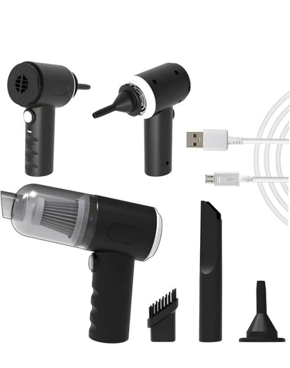 BD Vacuum Suction Cleaner – Portable Wireless Air Duster | 2-in-1 Vacuum & Blower for Home, Car & Electronics