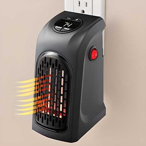 Plug-in Electric 400W Handy Room Heater | Portable Instant Heating for Home & Office