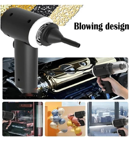 BD Vacuum Suction Cleaner – Portable Wireless Air Duster | 2-in-1 Vacuum & Blower for Home, Car & Electronics